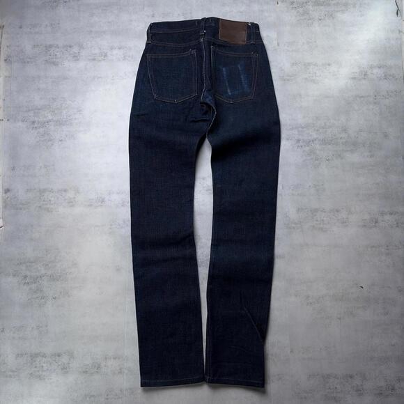 Y2K Unbranded Brand UB121 21oz Selvedge Skinny Raw Japanese Denim Indigo Jeans